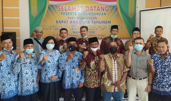 Kepala Diskop dan UKM Inhil Hadiri RAT Koperasi Cita Harapan